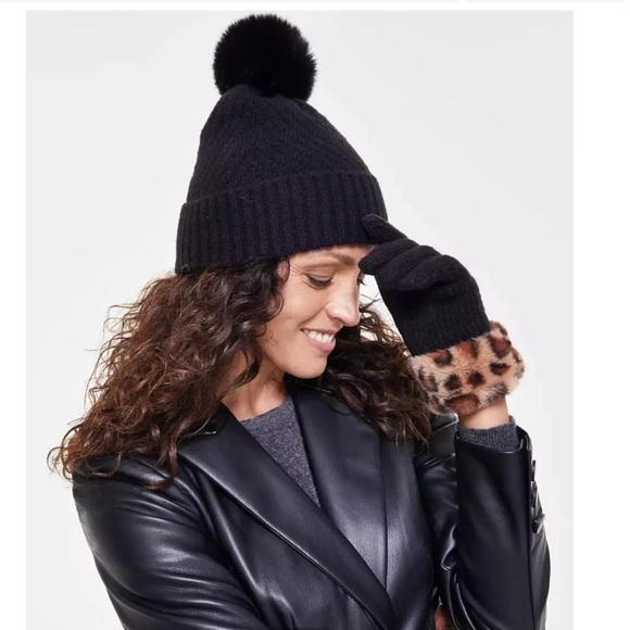 NWT INC International Concepts Beanie Hat & Glove Set Gifts Stocking Stuffer - Picture 2 of 4